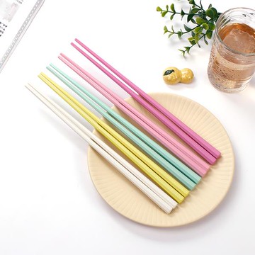 日光生活日式八角耐熱筷-5雙入-彩色