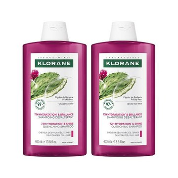 KLORANE蔻蘿蘭 仙人掌保濕洗髮精400ml(買一送一)