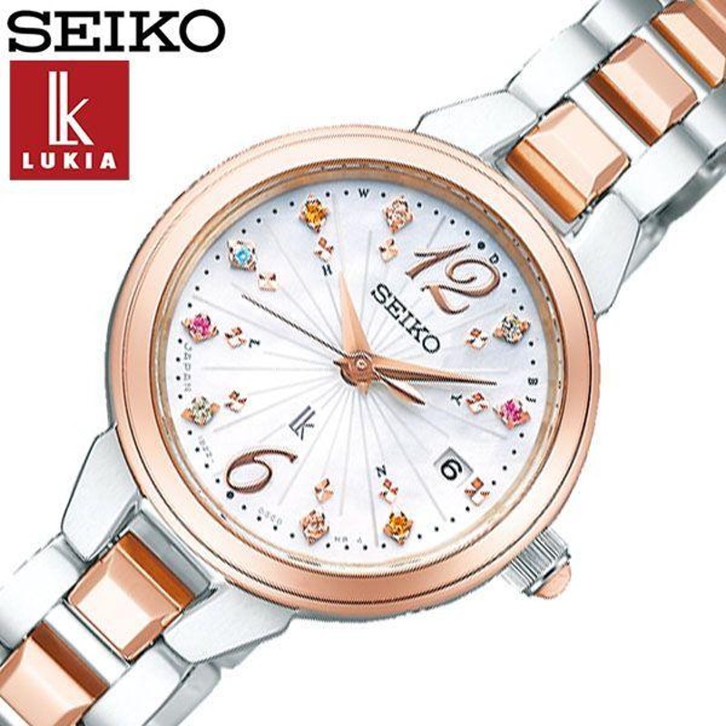 セイコー ルキア 限定モデル ソーラー 時計 SEIKO LUKIA 腕時計 レディース シルバー SSVW154 人気 おすすめ ブランド おしゃれ  大人 カワイイ 女性 | LINEショッピング