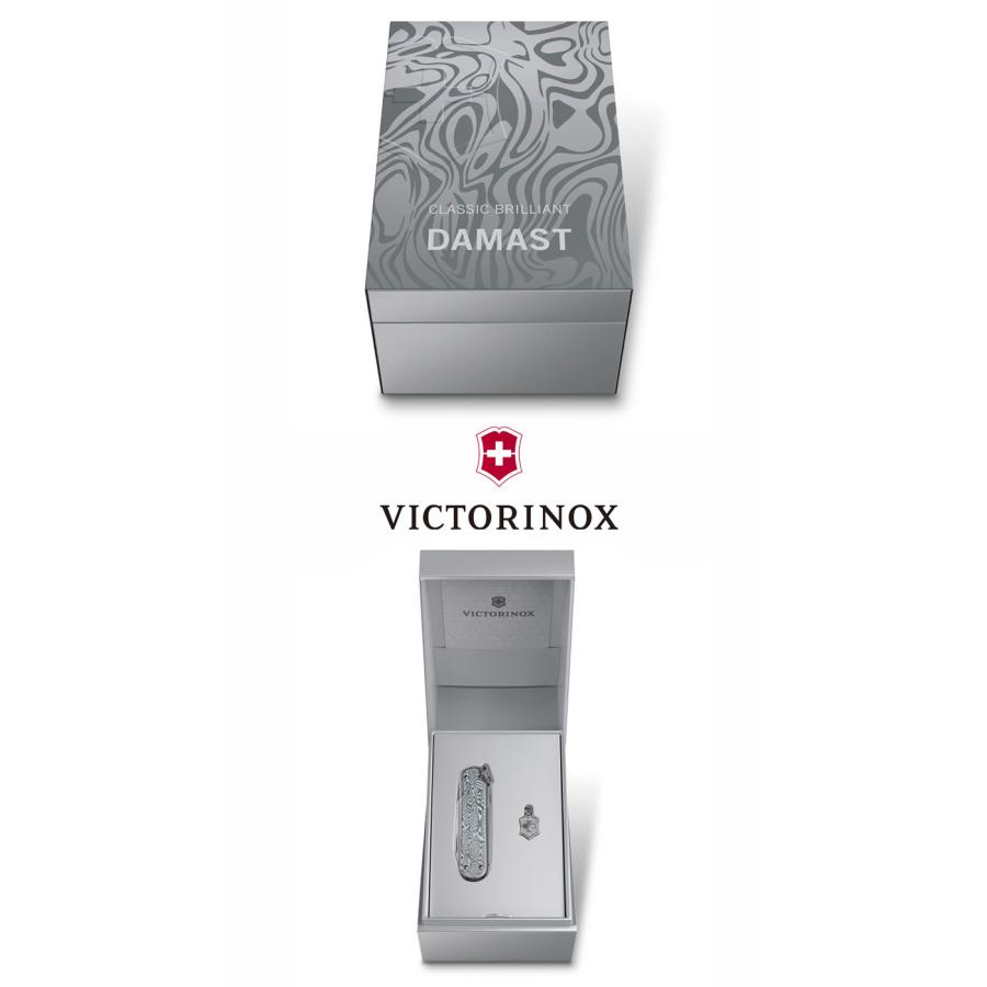 ビクトリノックス ナイフ ダマスカス クラシックブリリアント VICTORINOX 万能ナイフ 十徳ナイフ 小型 マルチツール 折りたたみ 0.6221.34 OTTD