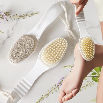 二合一搓腳器 洗澡刷 去角質 去腳皮 磨腳石
