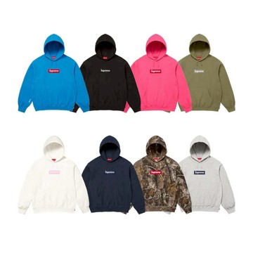 AirRoom正品 2025AW SUPREME BOX LOGO SWEATSHIRT 限量 經典款 長袖 連帽 帽T