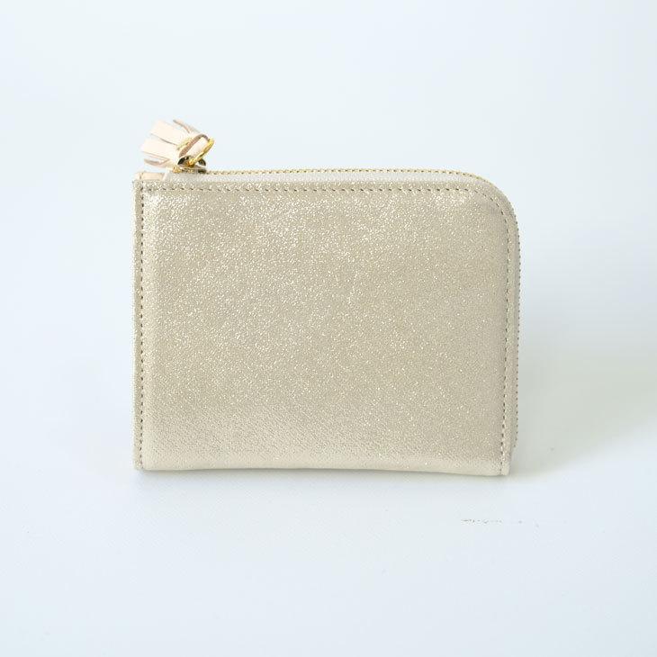 POMTATA (ポンタタ) | HAK L Zip Short Wallet (platinum) | 財布 ...