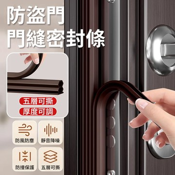 【蝦皮隔日到貨】 多層門縫隔音條【可手撕】 門縫密封條 防盜 隔音 防風 防蟲 靜音 隔音條 門 窗  門擋 側邊條