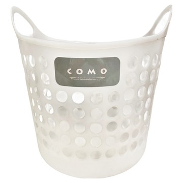 inomata COMO 置物籃 日本製造  白色  39 x 41.5cm