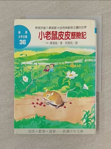 【書寶二手書T1／兒童文學_SP2】小老鼠皮皮歷險記_畢揚基, 齊霞飛