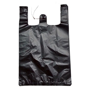 Bugukbongtu 黑色手提超市塑膠袋 5號  20L  1組