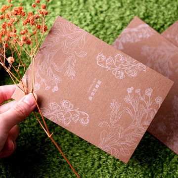 花羽系列 | 花羽酷卡 | 明信片 | 燙白金 (套卡3入)