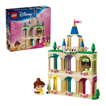 【LEGO 樂高】磚星球〡 43291 迪士尼系列 迷你貝兒和蒂安娜與城堡 Mini Belle & Tiana with Castle