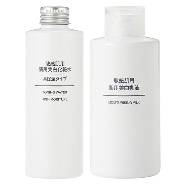 無印良品 敏感肌用薬用美白化粧水 （高保湿タイプ 200mL）＋乳液（150ｍL）セット 良品計画 通販 LINEポイント最大0.5%GET |  LINEショッピング