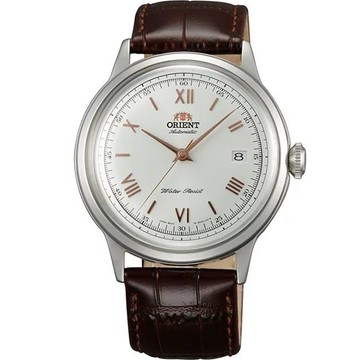 ORIENT 錶 DATE  系列 羅馬刻度復古機械錶-40.5mm FAC00008W