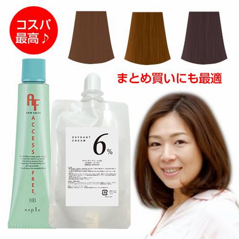 ナプラ アクセスフリー オキシ 100ml セット 女性用 カラー