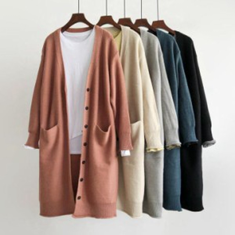 ロングカーディガン レディース 春 ロング 長袖 くすみ ロングカーディガン 秋冬 ロングカーディガン 大きいサイズ ニット アウター ゆっ 通販 Lineポイント最大1 0 Get Lineショッピング
