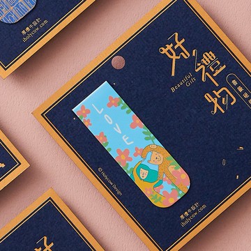 繽紛系列書籤磁鐵-LOVE