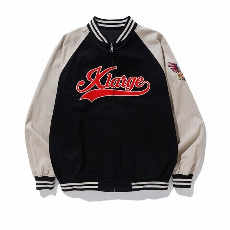 エクストララージ XLARGE REVERSIBLE BASEBALL JACKET リバーシブル