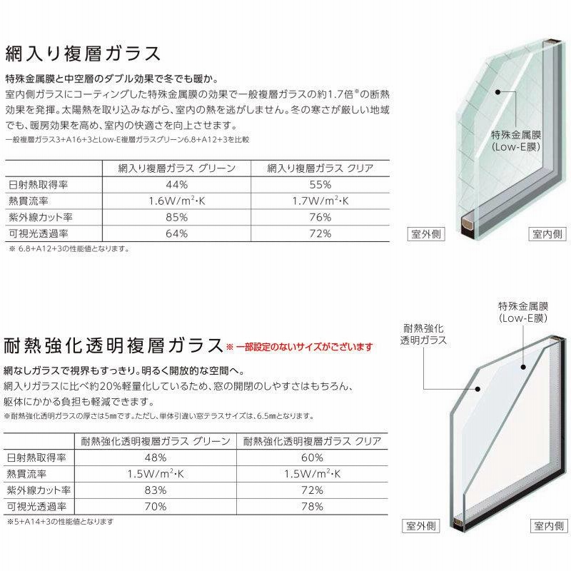 LIXIL サーモスL 単体引違い窓 16505（w1690mm×h570mm）樹脂アルミ複合