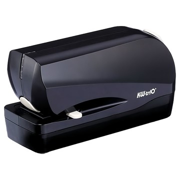 KW-triO 堡勝企業 NO.3電動平針訂書機 適用24/6或26/6釘書針 10-24mm可調節邊距  黑色  1個