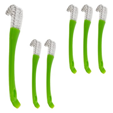 minono 米諾諾 超硬毛倒勾式清潔刷 6支  綠色  1組