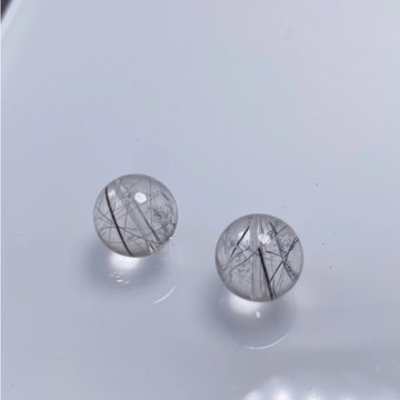 【Rich手作】輕透平價款 黑髮 黑髮晶 水晶 散珠 串珠 材料 台灣現貨 diy