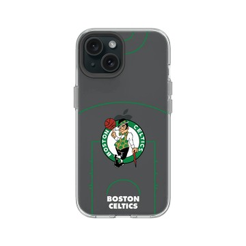 iPhone 15 Clear 透明 - NBA - 球場系列-波士頓塞爾提克 Boston Celtics - Court