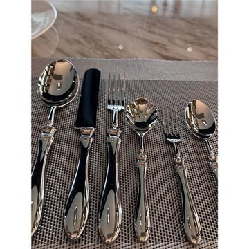 T4kzi德國高檔西餐牛排刀叉勺子316不銹鋼輕奢高級感家用套裝餐具