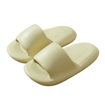 【iFoot】輕奢質感小胖拖鞋-綠 IF8105