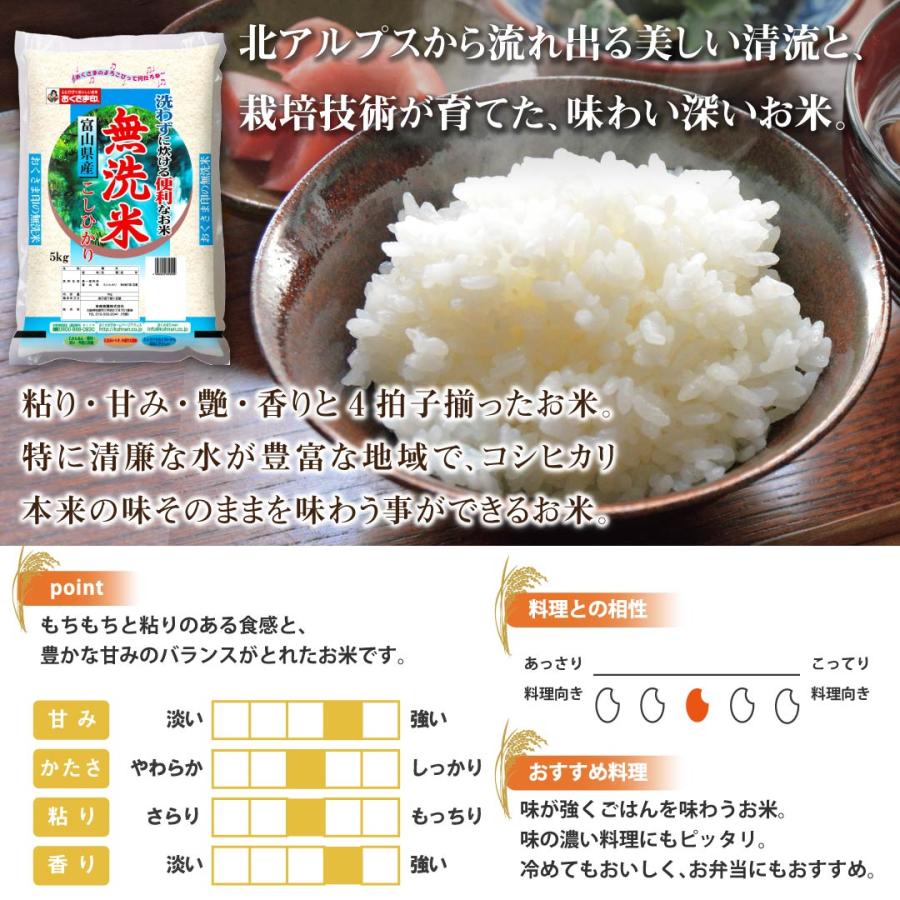 無洗米 5kg 米 コシヒカリ 富山県産 お米 米5kg 無洗米 5キロ 送料無料 米無洗米 白米 おこめ 宅配 送料無 安い 格安 生活応援 令和5年産 新米 単一原料米