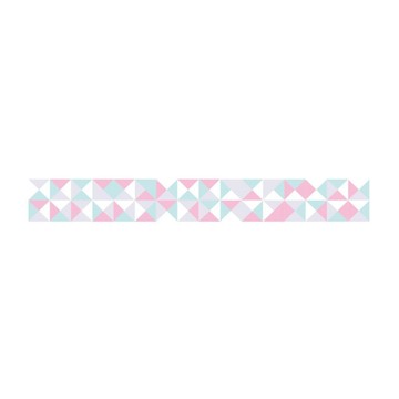裝飾壁貼/玻璃貼 英倫家居 幾何貼 GE款 160x20cm 磁磚貼紙 防水PVC 加厚霧膜