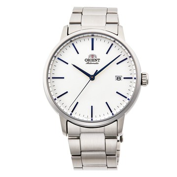 ORIENT 錶 DATE系列 機械錶 鋼帶款 白色 RA-AC0E02S -40.0mm