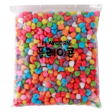 Playcorn 心形美術教具  綜合色  1袋