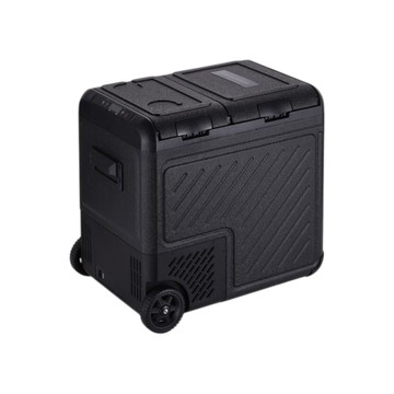 KZM 車載行動電冰箱 55L 行動冰箱 車用冰箱 露營冰箱 雙重冷卻 獨立收納區域 逐露天下