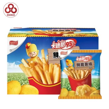 【台灣出貨】【偉昶食品】CADINA 卡迪那 95℃ 鮮脆薯條 鹽味 600g