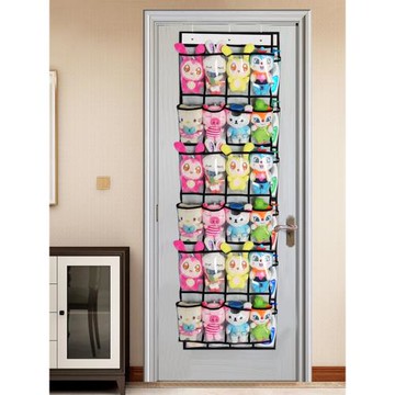 門后收納袋家用衣柜掛袋公仔玩具整理墻壁尿不濕儲物宿舍收納神器