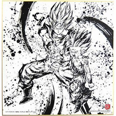 一番くじ ドラゴンボール 超戦士バトル列伝 H賞 色紙 孫悟空 孫悟飯 中古品 通販 Lineポイント最大1 0 Get Lineショッピング