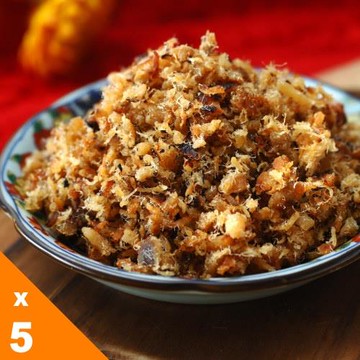 招牌魚鬆5包(古早味3+銀養2，180g/包)