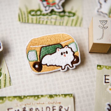 刺繡別針徽章 | 米醬回憶 | teayoushop 原創