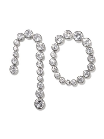 Completedworks - recycled silver Glade cubic zirconia earrings - women - Sterling Silver/Cubic Zirconia - One Size