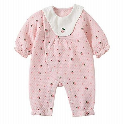 Baby Nest カバーオール 女の子 ベビー服 ロンパース 前開き 新生児服 長袖 赤ちゃん服 100 綿 出産祝い 通園 通学 可愛い 通販 Lineポイント最大get Lineショッピング