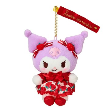【震撼精品百貨】酷洛米_Kuromi~Sanrio 日本SANRIO三麗鷗 酷洛米草莓新聞限定絨毛娃娃吊飾*83903