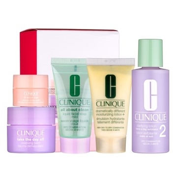 CLINIQUE倩碧 基礎保養經典五件組(1組5入)【公司貨】