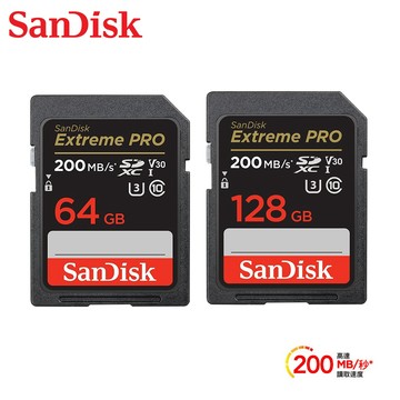 隔日到貨🚚【SanDisk】Extreme Pro SDXC UHS-I(V30) 64/128GB 記憶卡