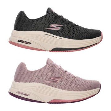 Skechers 慢跑鞋 女鞋 GO WALK DISTANCE WALKER 灰/粉 125028CCPK/125028MVPR