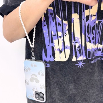 珍珠手機鏈 手繩 腕繩 串珠 珍珠手機掛繩 現貨實拍 珍珠鑰匙圈 珍珠手串 掛件 串珠鏈條 簡約 掛繩 SKR019