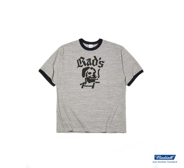 Radiall Ziggy Crew Neck T-Shirt S/S美式復古骷髏zigzag滾邊上衣(三色)