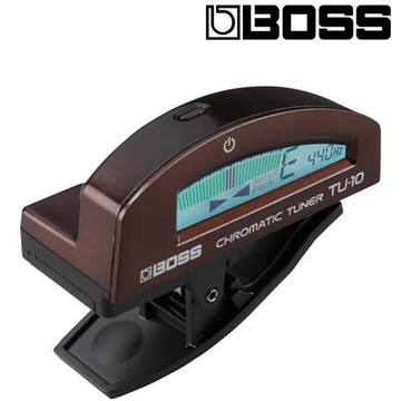 【BOSS 調音器】TU-10夾式全頻調音器 咖啡色 / 高靈敏高準度