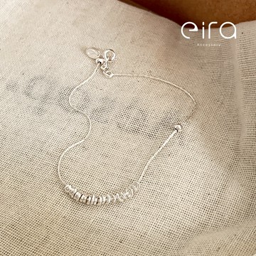 Eira Accessory 不規則碎銀盤纏手鍊‧925純銀手鍊‧簡約 優雅 氣質 高級 百搭 手鍊 CSL0035A