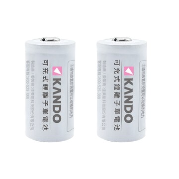 Kamera 可重複充電低 自放鋰電池 CR123A 特惠2入 多次充電使用 無記憶效應 安全不漏液