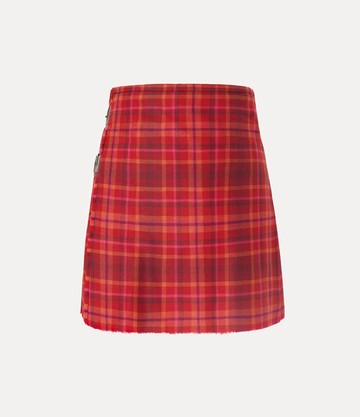 Vivienne Westwood Nana Mini Kilt Nana Wool Redplaid 44 Women