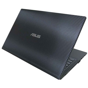 【Ezstick】ASUS P2540 P2548 黑色卡夢紋機身貼(含上蓋貼、鍵盤週圍貼) DIY包膜