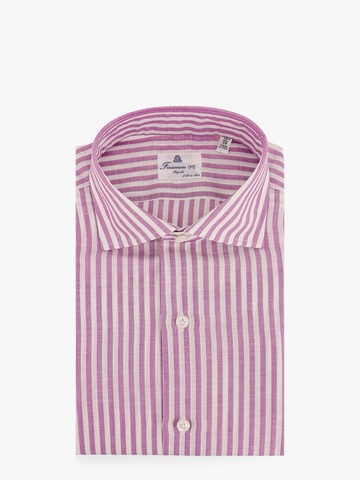 170 a due striped linen and cotton shirt - FINAMORE - gender_Man